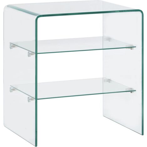 Table basse 50 x 40 x 56 cm Verre trempé