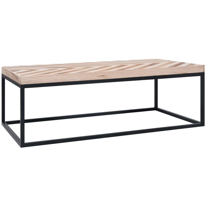 Vidaxl - Table Basse Bois Massif 110x60x37 cm