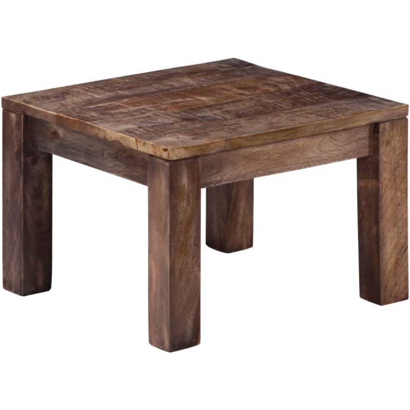 Vidaxl - Table basse 50x50x35 cm Bois de manguier massif