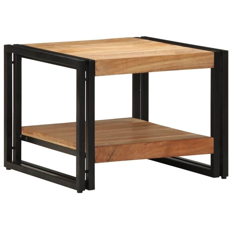Table basse 50x50x38 cm bois massif acacia - Vidaxl