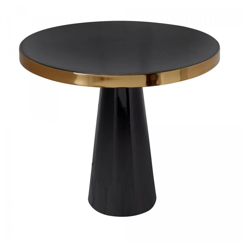 Table basse eta 51x51 cm noir en fer