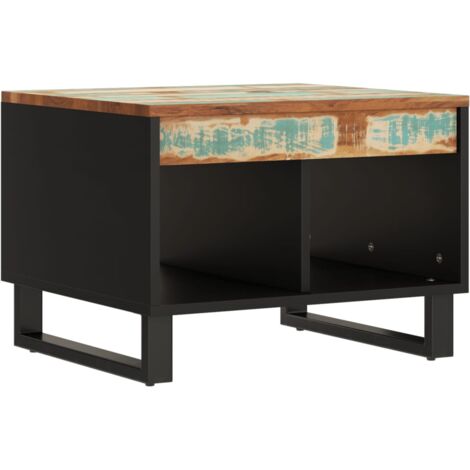 Table basse 55x50x40 bois de récupération massif