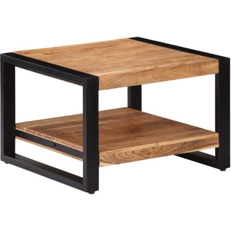 Table basse 60x60x40 cm Bois d'acacia massif vidaXL