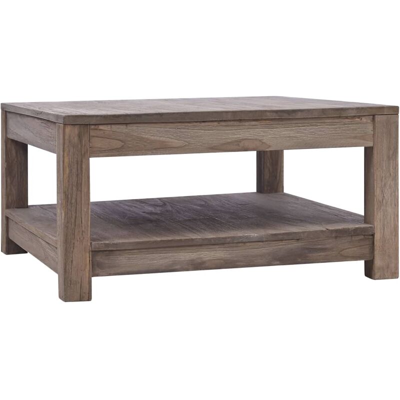 Vidaxl - Table basse 68x68x35 cm Bois de teck massif