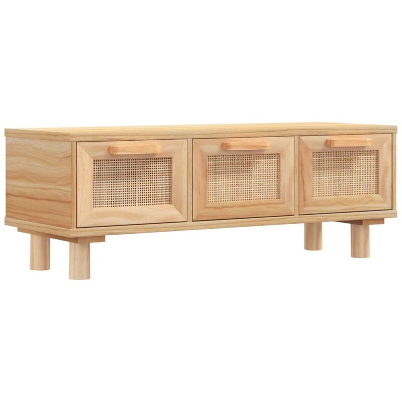 Vidaxl - Table basse Marron 80x40x30 cm Bois d'ingénierie et pin massif
