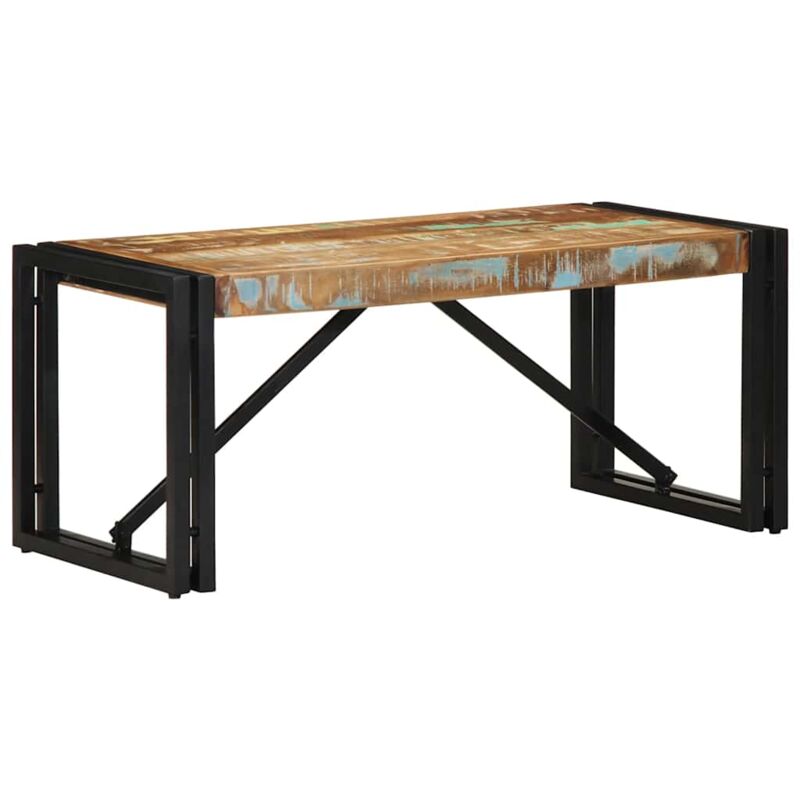 Vidaxl - Table basse multicolore 80x40x35 cm bois de récupération massif