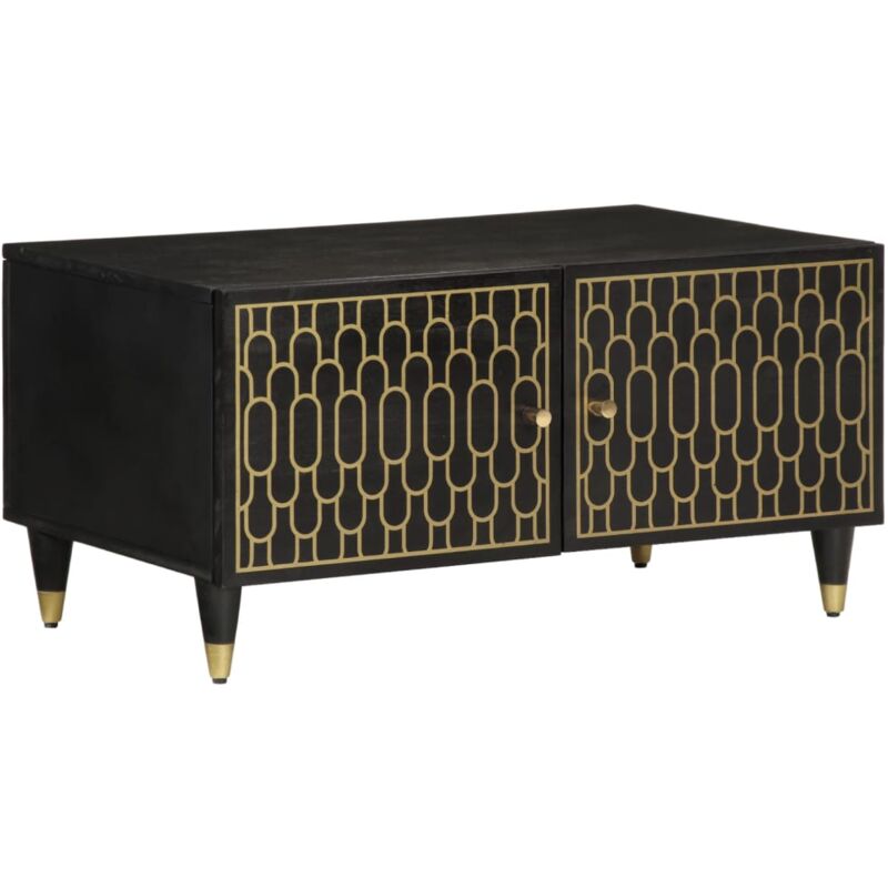 vidaXL Table basse 80x50x40 cm bois de manguier massif