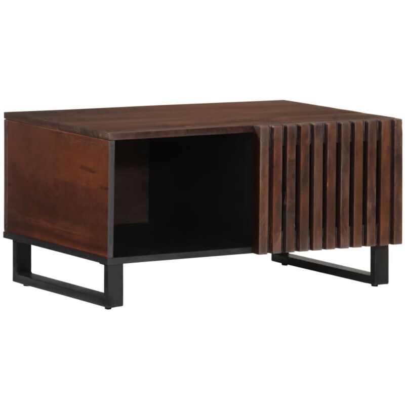 Vidaxl - Table basse marron 80x51x40 cm bois de massif manguier
