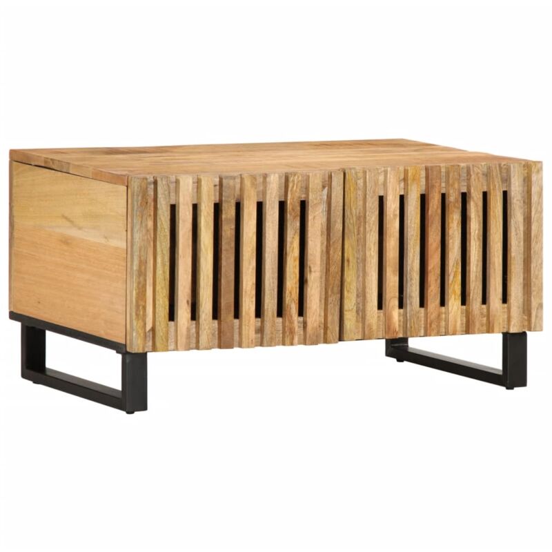 Vidaxl - Table basse 80x51x40 cm bois de manguier massif brut