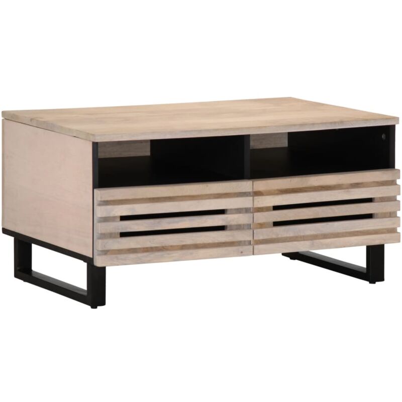 Vidaxl - Table basse 80x55x40 cm bois de manguier massif