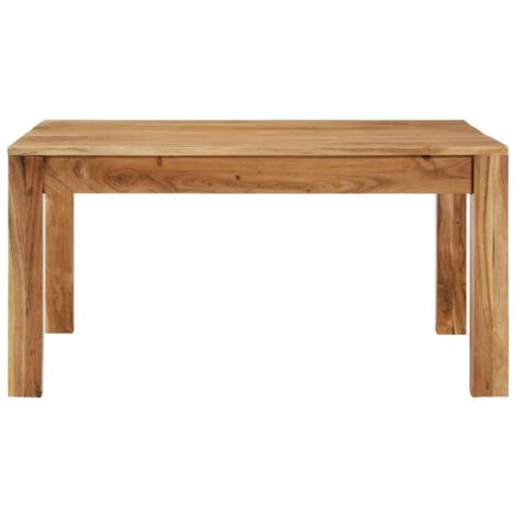 Table basse 80x80x40 cm Bois d'acacia massif - Brun