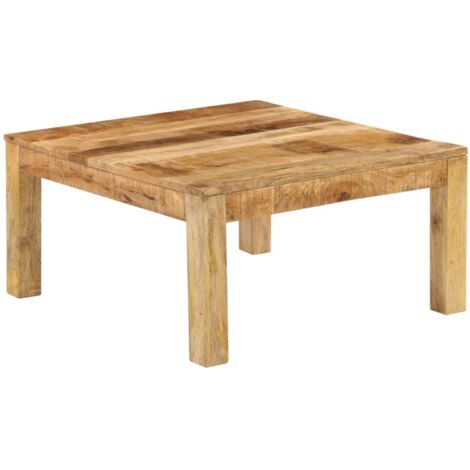 Table basse 80x80x40 cm Bois de manguier massif