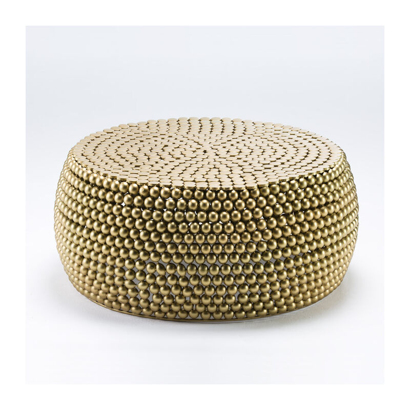 Fijalo - Table basse 81x81x34 Métal doré