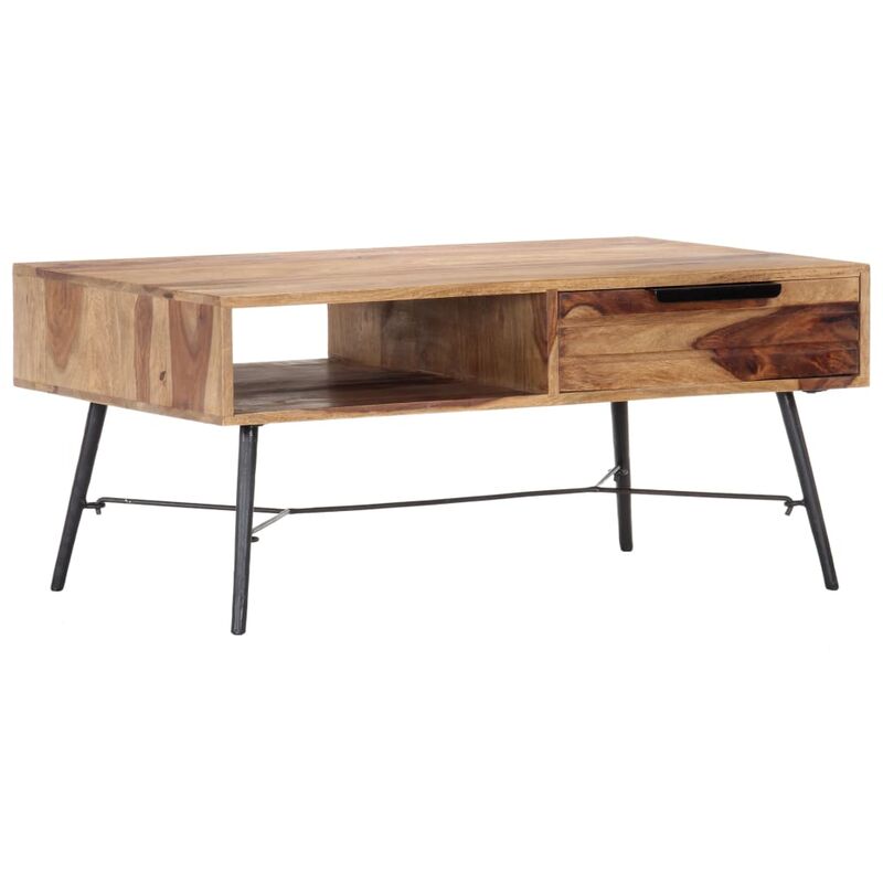 Vidaxl - Table basse 88x55x40 cm Bois massif