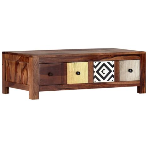Table basse 90x50x30 cm Bois massif vidaXL