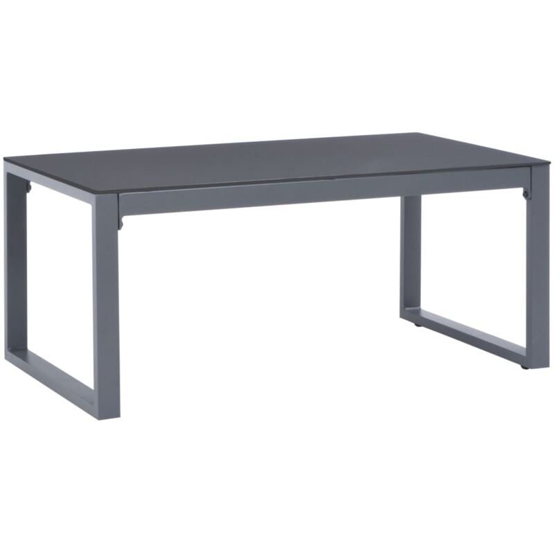 Table basse 90x50x40 cm Aluminium