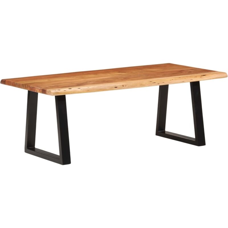 Table basse 110x55x40 cm bois massif d'acacia Vidaxl