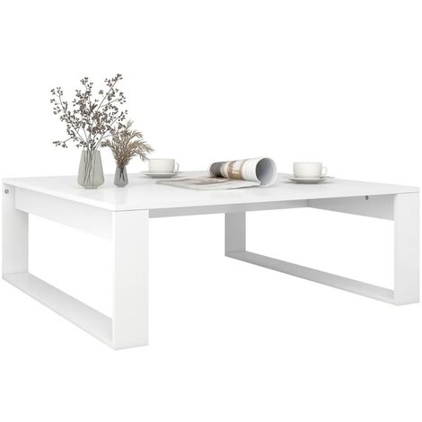 Table basse Blanc 100x100x35