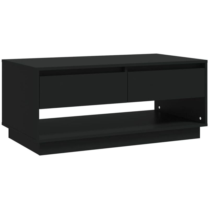Vidaxl - Table basse Noir 102,5x55x44 cm Bois d'ingénierie