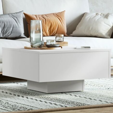 Table basse Blanc 60x60x31,5