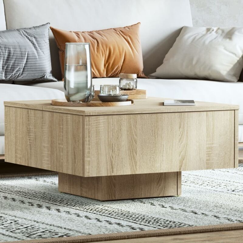 Vidaxl - Table basse chêne sonoma 60x60x31,5 cm bois d'ingénierie