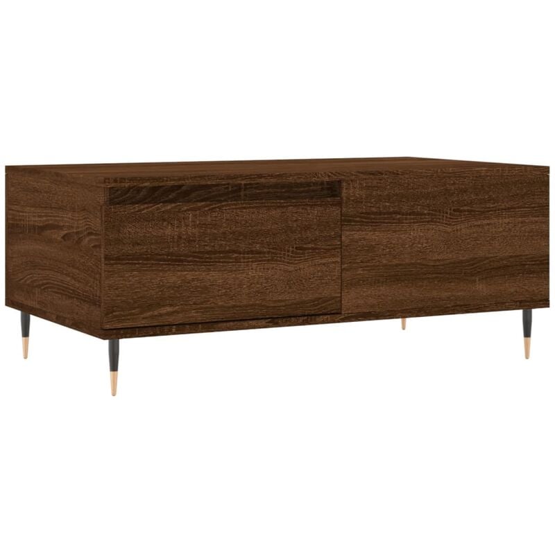 Vidaxl - Table basse Chêne marron 90x50x36,5 cm Bois d'ingénierie