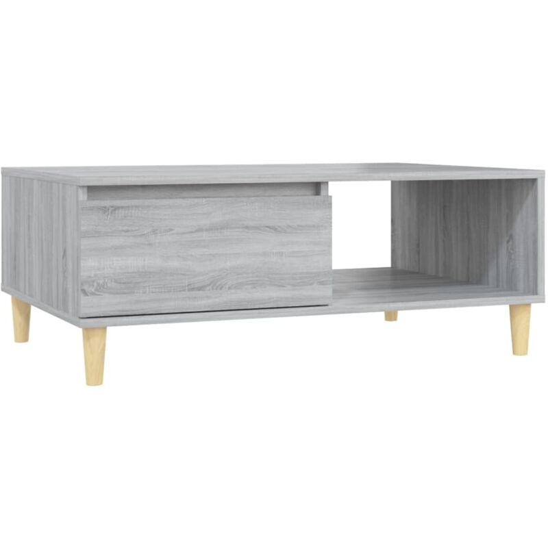 Vidaxl - Table basse sonoma gris 90x60x35 cm bois d'ingénierie
