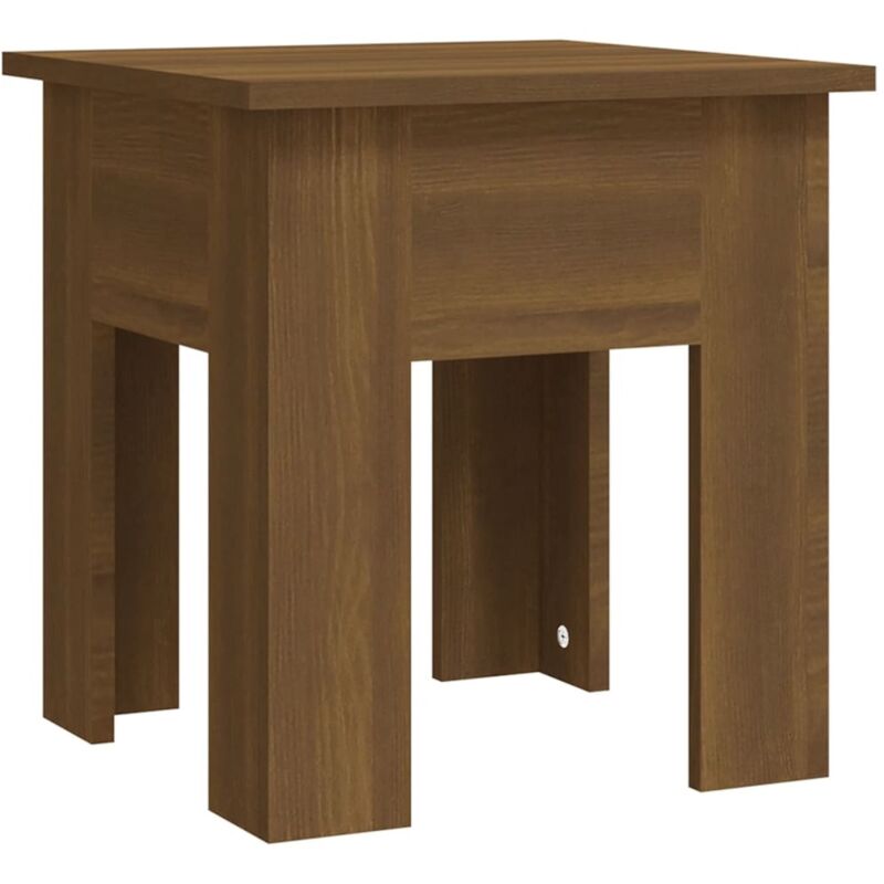 Vidaxl - Table basse chêne marron 40x40x42 cm bois d'ingénierie