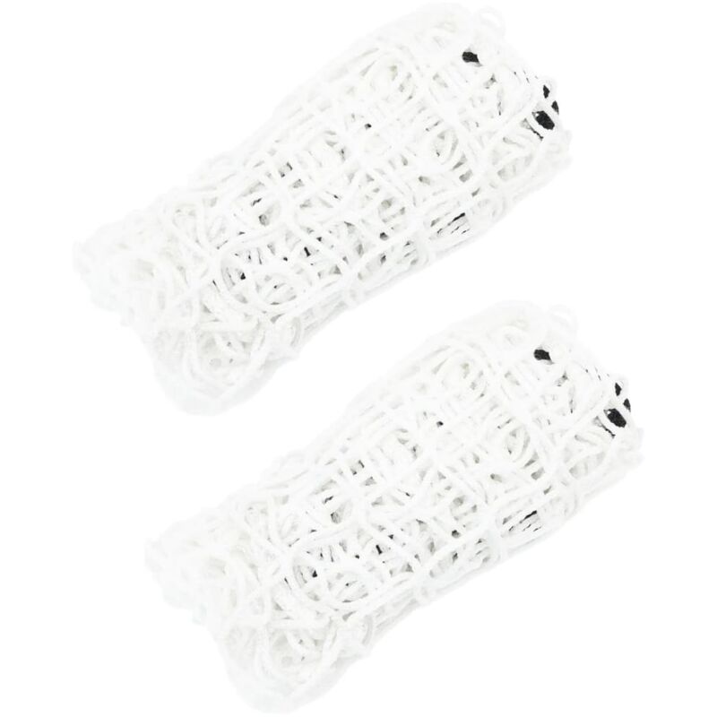 Torana - Filets à foin 2 pcs rectangulaire blanc 100x90 cm pp