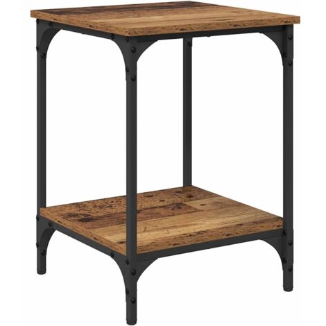 Table basse Bois Ancien 40 x 40 x 55 cm Bois d'ingénierie CFW693656
