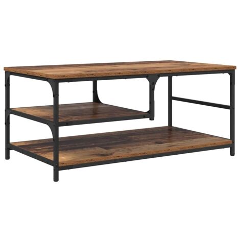Table basse Bois Ancien 90 x 49 x 40 cm Bois d'ingénierie CFW405217