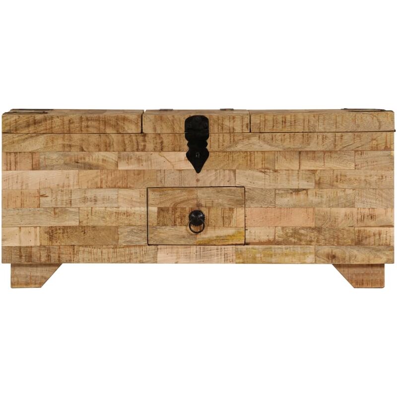 Cm 80 X Manguier Massif De Table Basse 40 Bois 35 4R5AL3jq