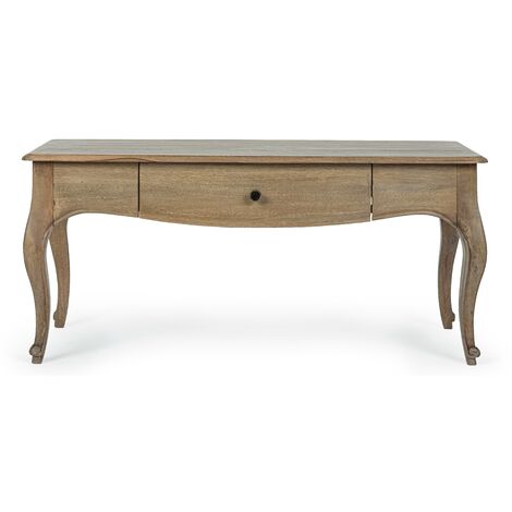 Table basse bois de manguier massif finition naturelle Domika 110cm