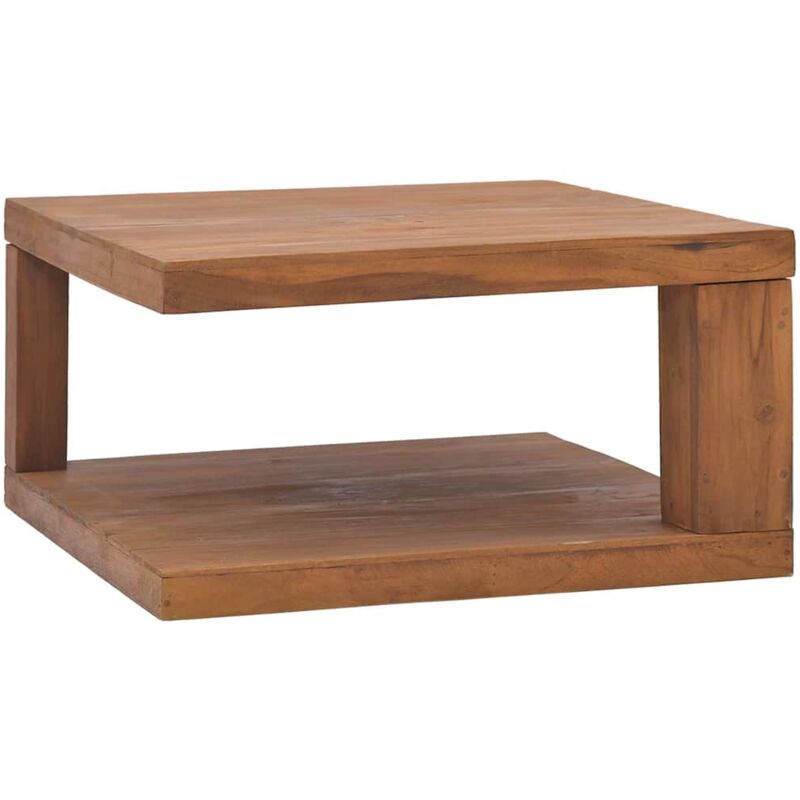 Vidaxl - Table basse Bois de teck solide 65x65x33 cm
