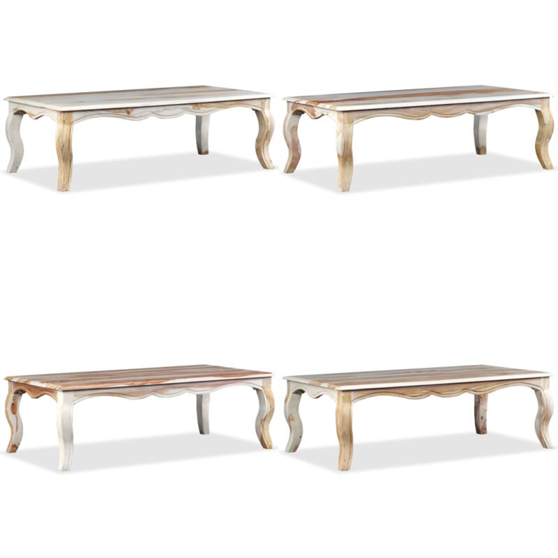 Vidaxl - Table basse Bois massif 110x60x35 cm - Table Basse - Table D'appoint - Meubles De Salon - Mobilier Design - Bois Massif - Home & Living