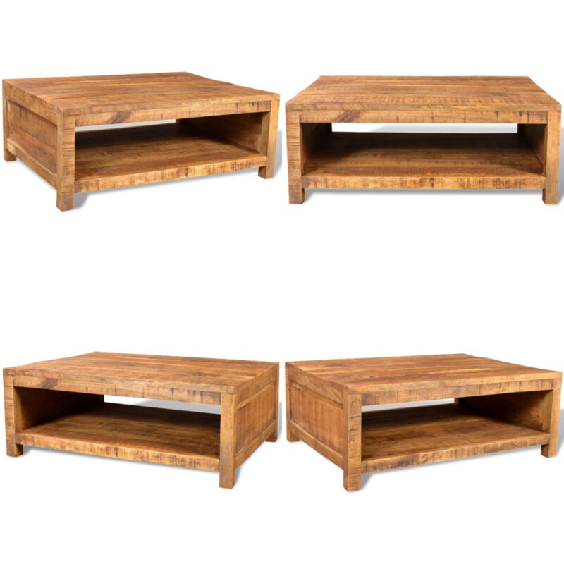 Vidaxl - Table basse Bois massif de manguier - Table Basse - Table D'appoint - Meubles Vintage - Mobilier Rustique - Table Design - Home & Living