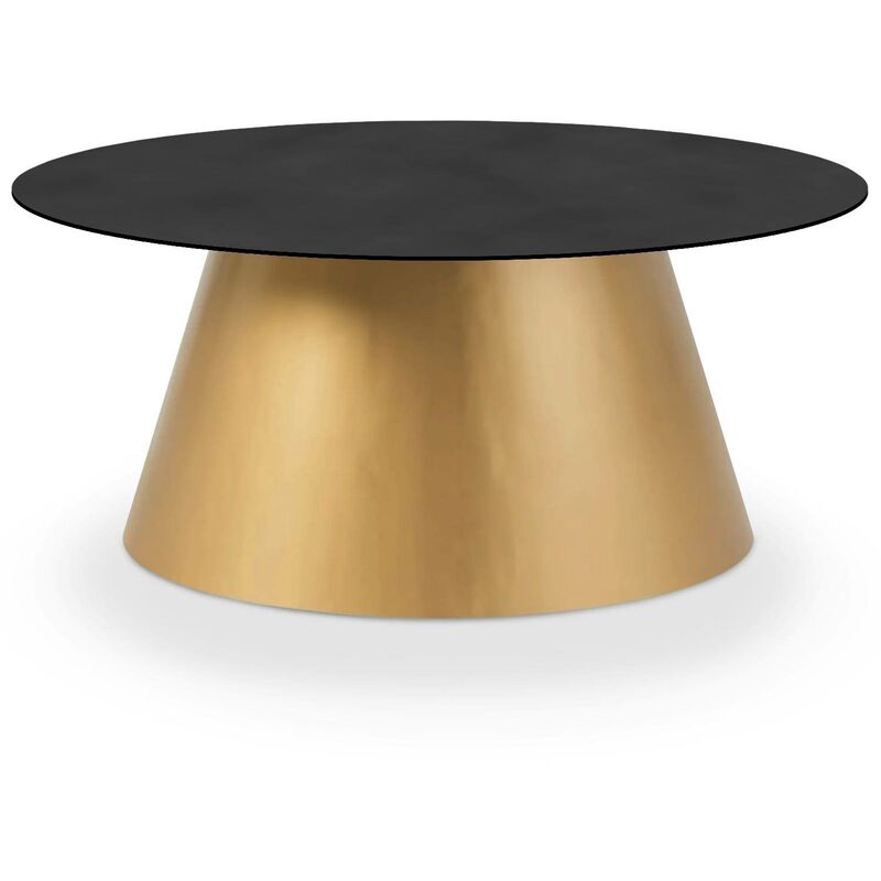 Table basse Braxton Bronze et Noir - Bronze