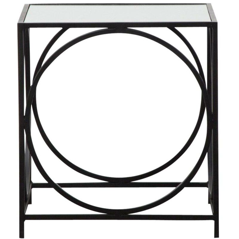 Made In Meubles - Table basse carrée en métal noir Zélie Made In Meubles - Table basse carrée en métal noir Zélie