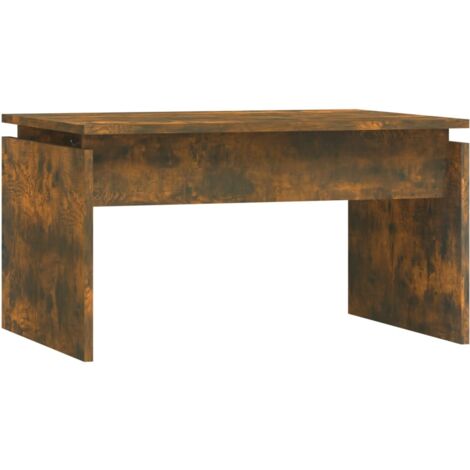 Table basse Chêne fumé 68x50x38 Bois d'ingénierie
