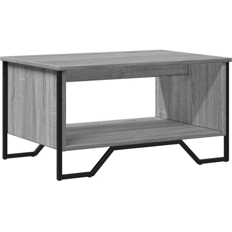 Vidaxl - Table basse sonoma gris 75x51x40 cm bois d'ingénierie