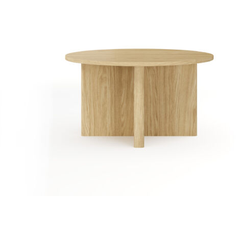 Table basse, chêne huilé, 90 x 49,4 x 90 cm