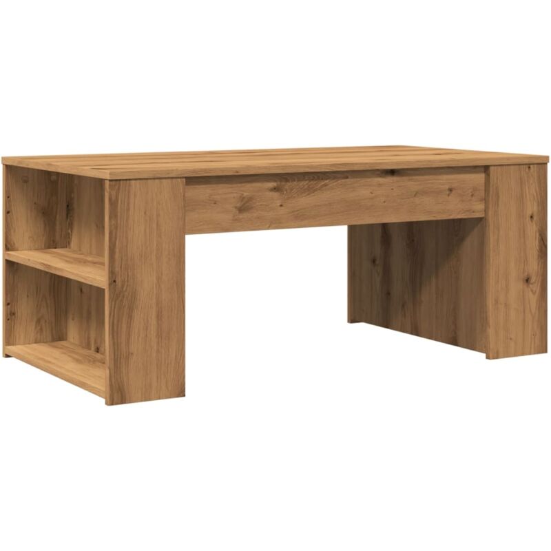 Vidaxl - Table basse chêne artisanal 102x55x42 cm bois d'ingénierie