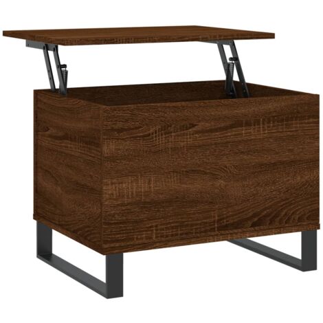 Table basse Chêne marron 60x44,5x45 Bois d'ingénierie