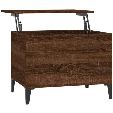 Table basse Chêne marron 60x44,5x45 Bois d'ingénierie