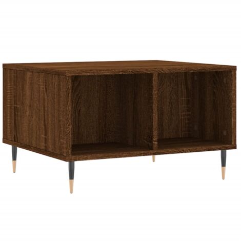 Table basse Chêne marron 60x50x36,5 Bois d'ingénierie