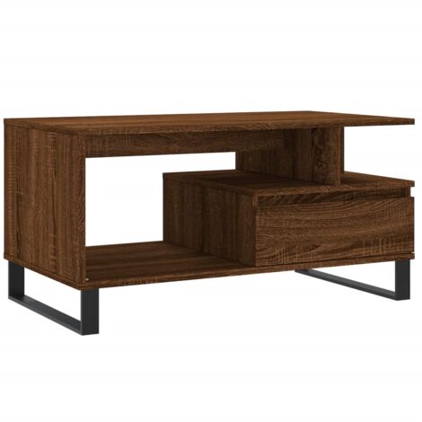 Table basse Chêne marron 90x49x45 Bois d'ingénierie