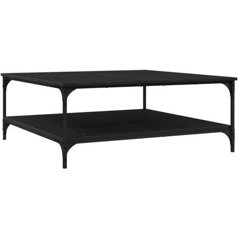 Table basse Chêne noir 100 x 100 x 40 cm Bois d'ingénierie CFW708858
