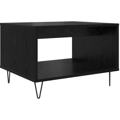 Table basse Chêne noir 60 x 50 x 40 cm Bois d'ingénierie vidaXL