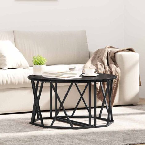 Table basse Chêne noir 80 x 80 x 42 cm vidaXL