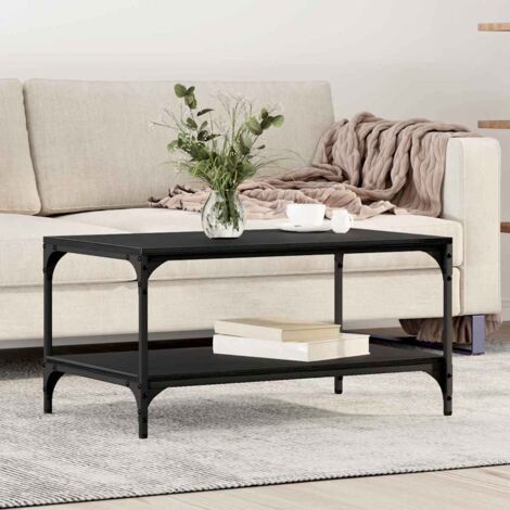 Table basse Chêne noir Bois d'ingénierie vidaXL